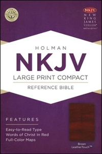 Picture of Large Print Compact Reference Bible-NKJV